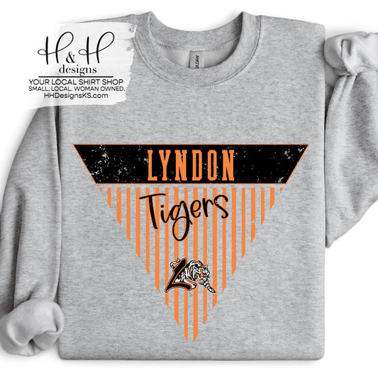 Lyndon Striped Pennants ~ HH128