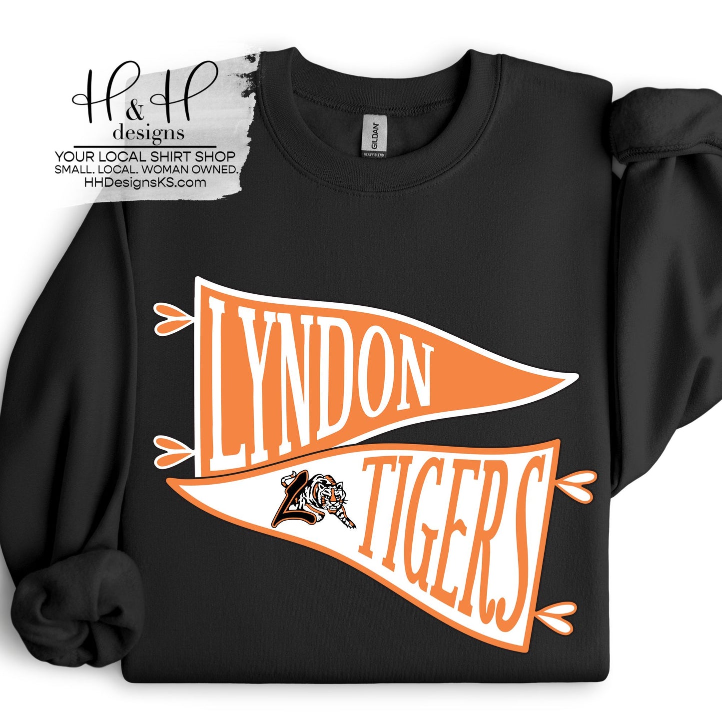 Lyndon Tigers Mascot Pennant Stack ~ HH162