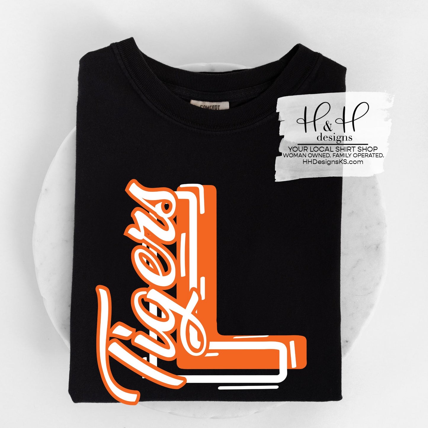 Lyndon Tigers Sketch Initials ~ HH816