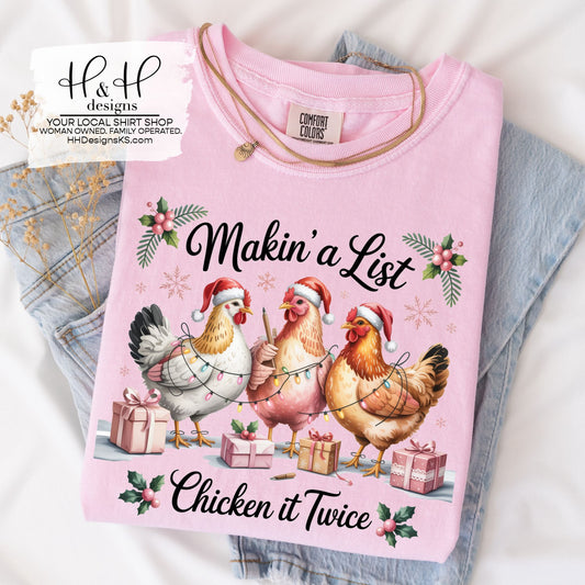 Makin' a List Chicken it Twice