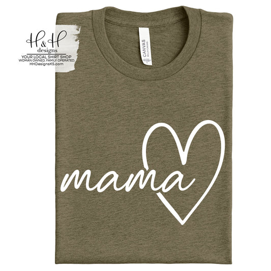 Mama Hallow Script Heart ~ HH200