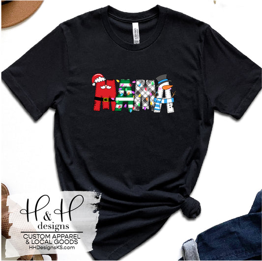 Mama Holiday Doodle Letters