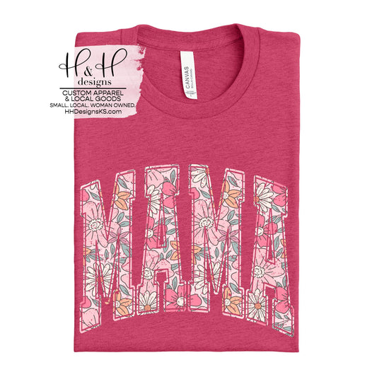 Mama Tall Floral Block