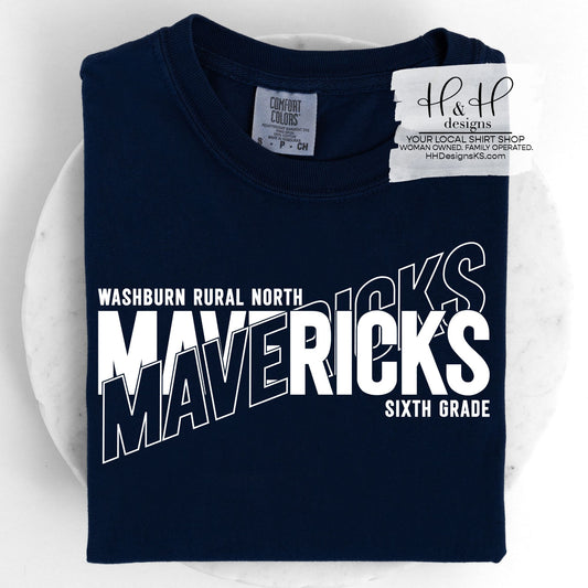 Mavericks Double Vision ~ Washburn Rural North Mavericks