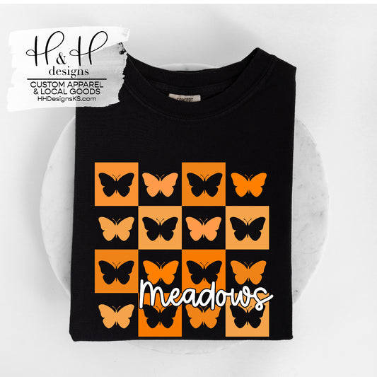 Meadows Butterfly Block