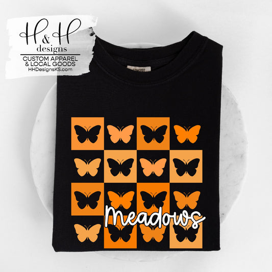 Meadows Butterfly Block