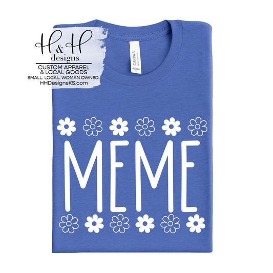 Meme Floral Block