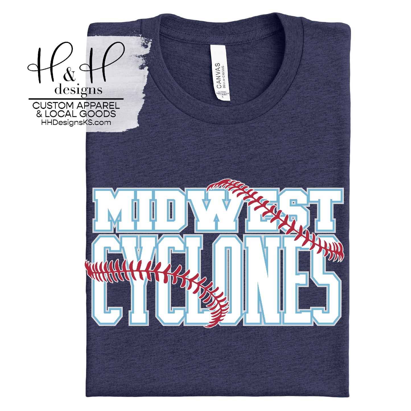 Midwest Cyclones Block Seams ~ Midwest Cyclones Baseball