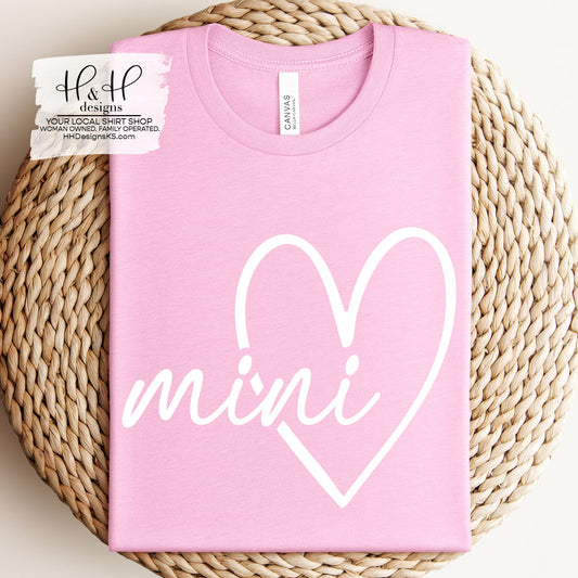 Mini Hallow Script Heart ~ HH205