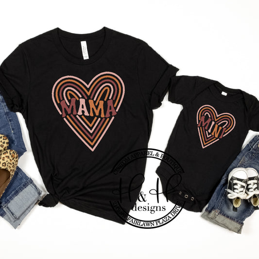Mama Retro Heart