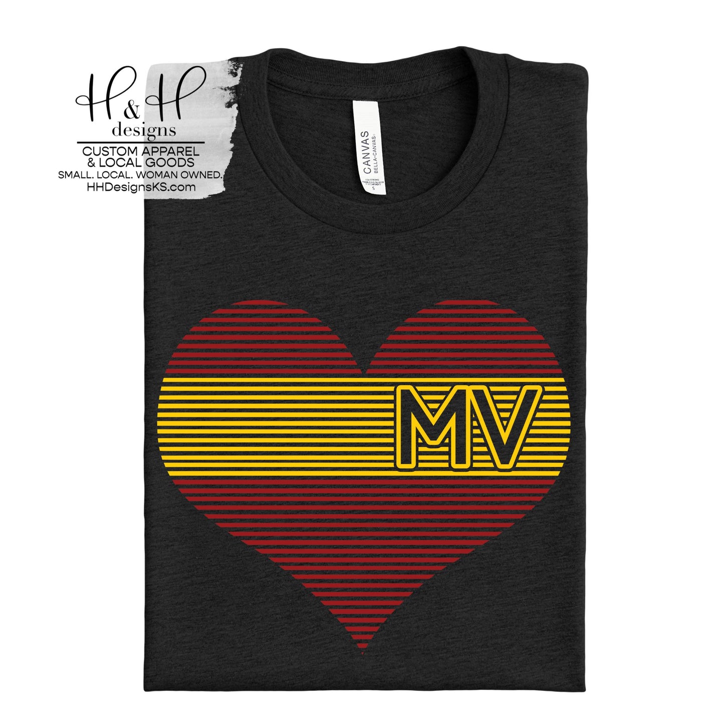 Mission Valley Lined Heart