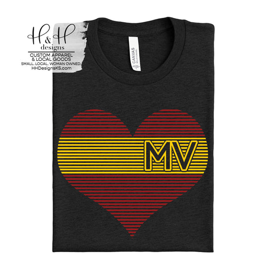 Mission Valley Lined Heart