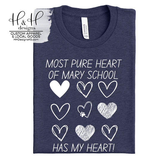 Most Pure Heart of Mary School has my heart ~ Most Pure Heart of Mary PTM Fundraiser- MPHM11