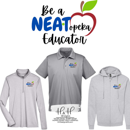 NEA Topeka ~ Be a Nea-t Educator ~ Zip and Button items