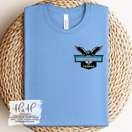 Nighthawks Tennis ~ Left Chest ~ NEK