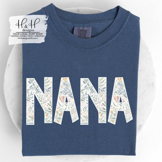 Nana Block Floral ~ HH226