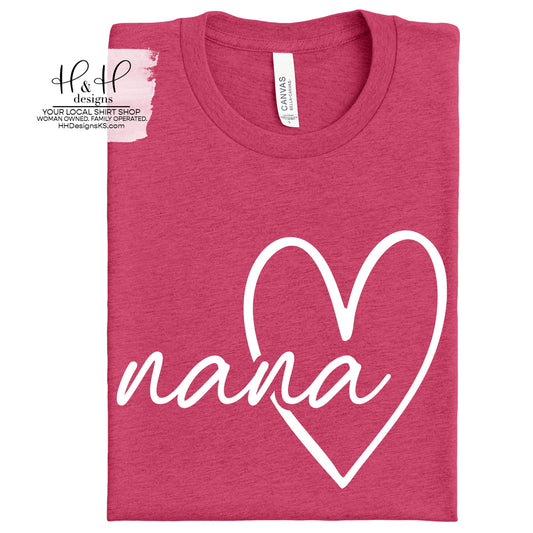 Nana Hallow Script Heart ~ HH203