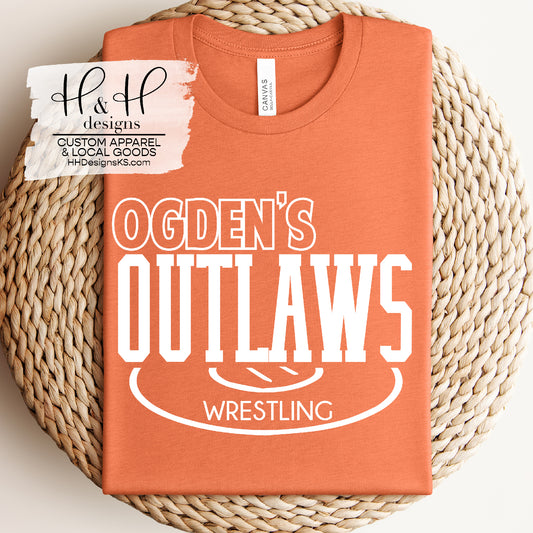 Outlaws Wrestling Half Mat - All color options available