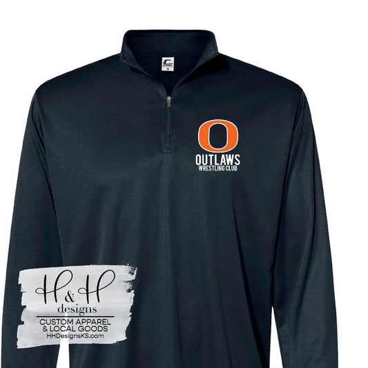 Dri-Fit quarter zip - Ogden's Outlaws Wrestling