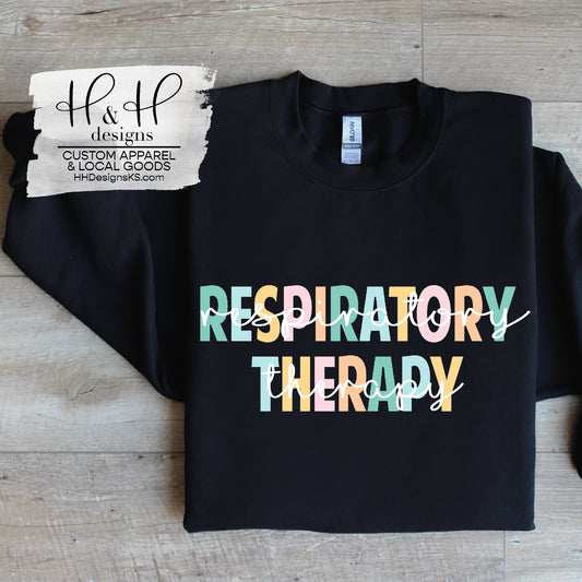 Pastel Respiratory Therapy Block ~ Washburn RT Fundraiser
