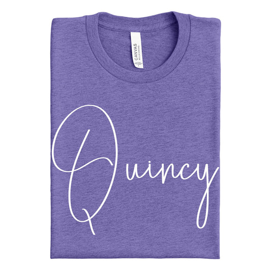 Quincy Swirly Script