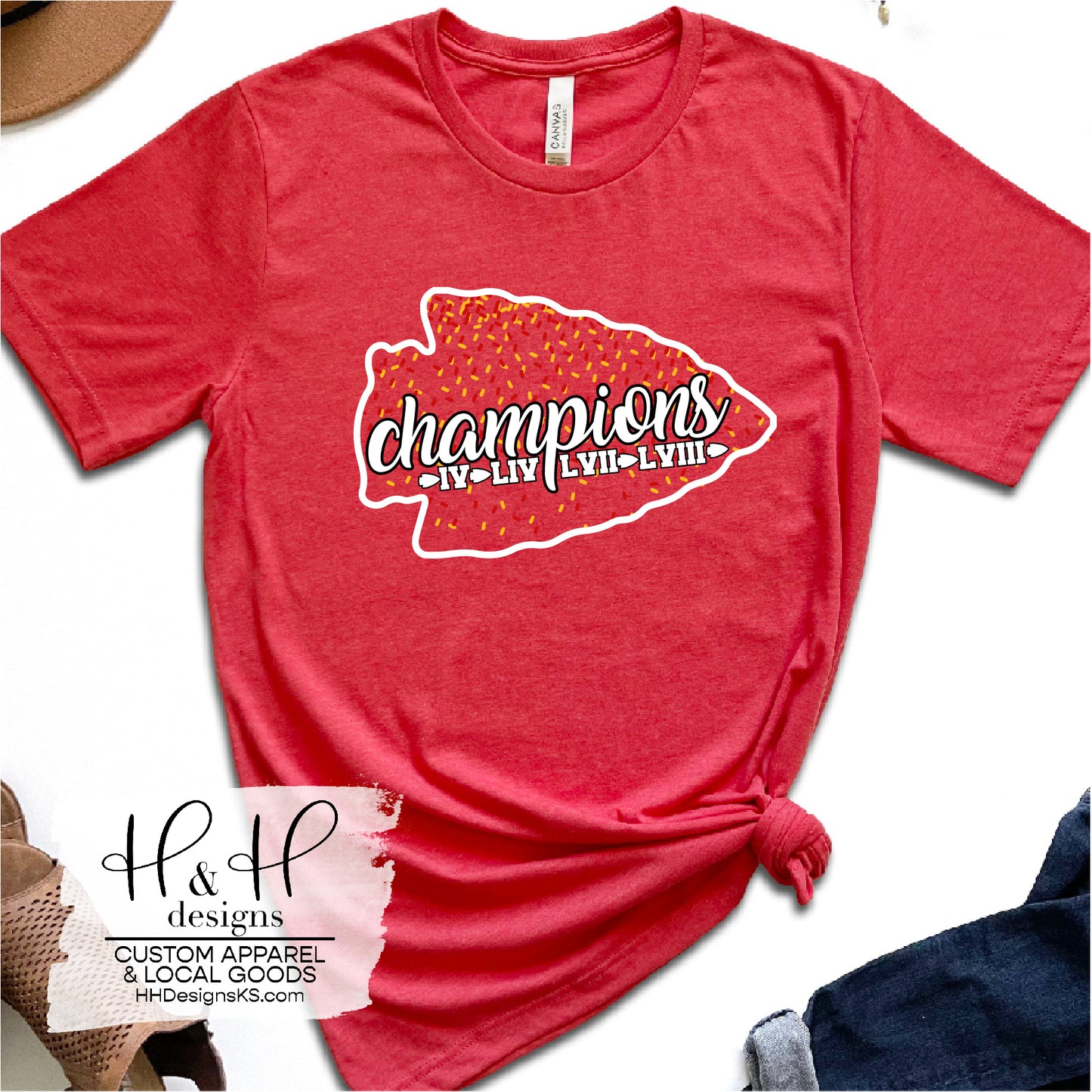 Champions Confetti Arrowhead~ Kansas City Football