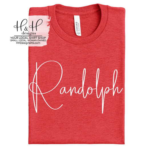 Randolph Swirly Script