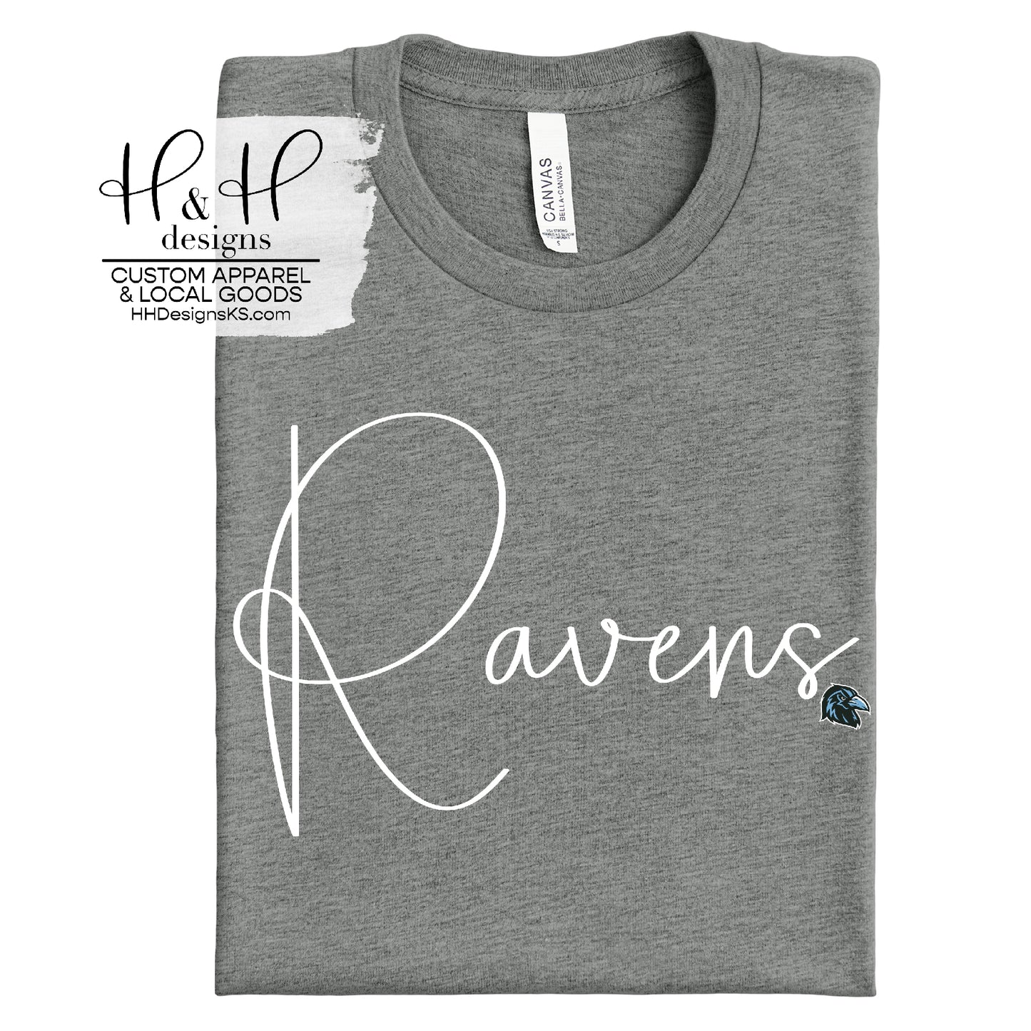 Ravens Swirly Script ~ HH772