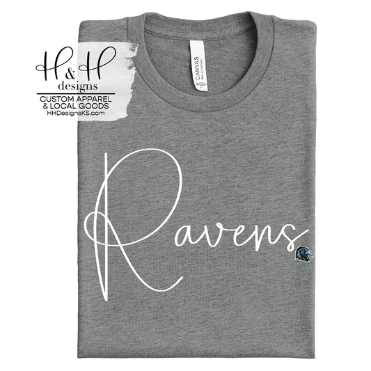 Ravens Swirly Script ~ HH772