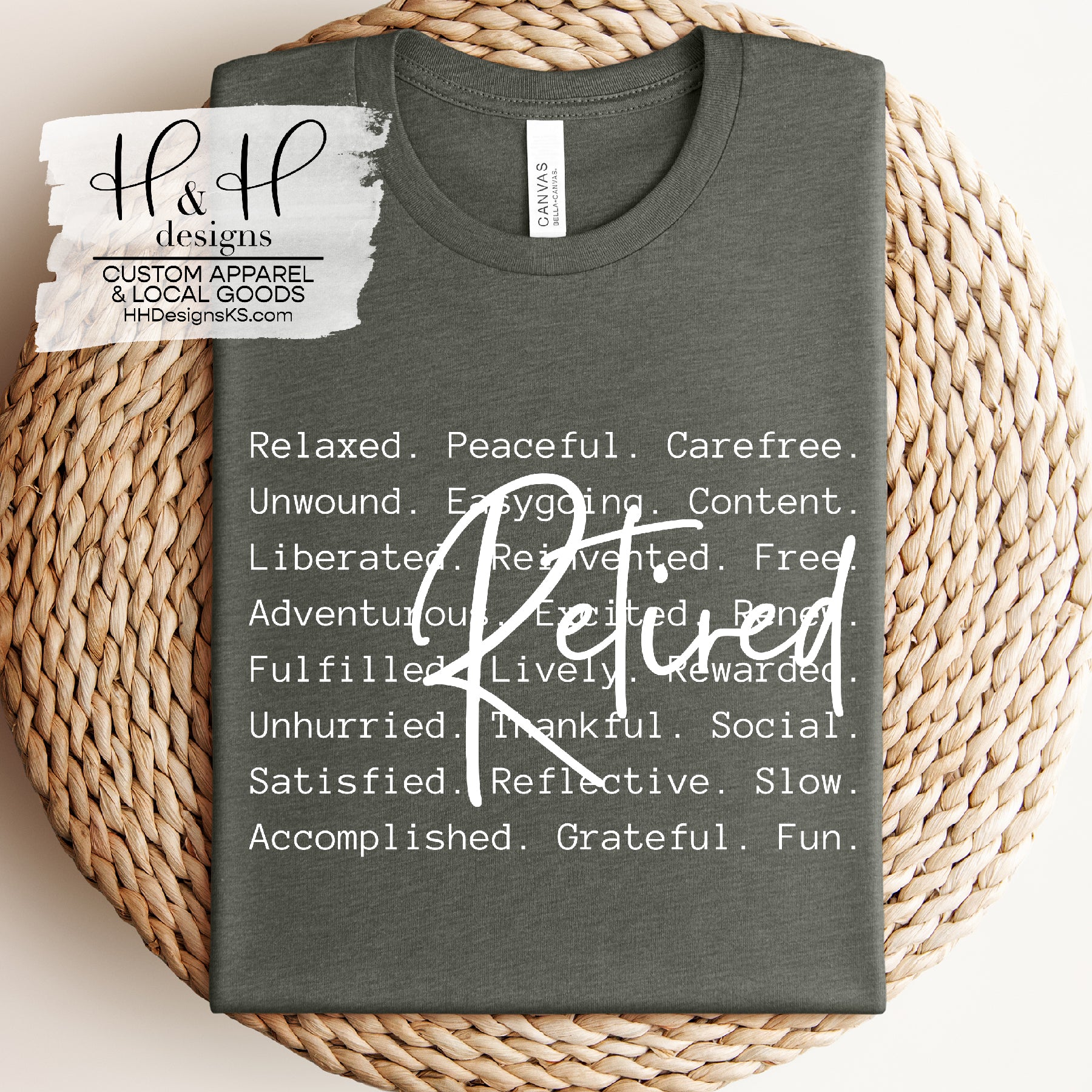 Retired Typography – H&H Designs LLC
