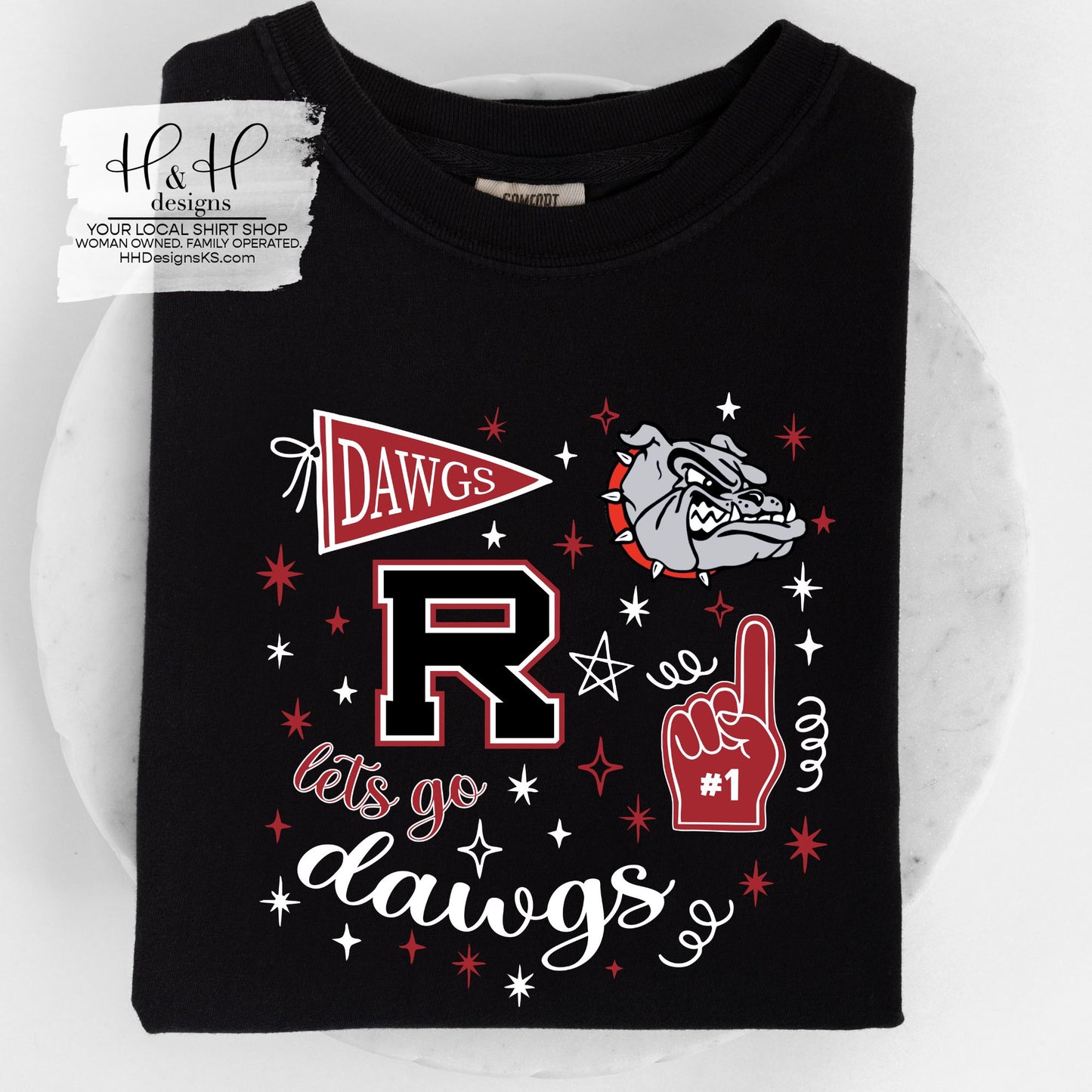 Rossville Dawgs Game Day Spirit ~ HH252