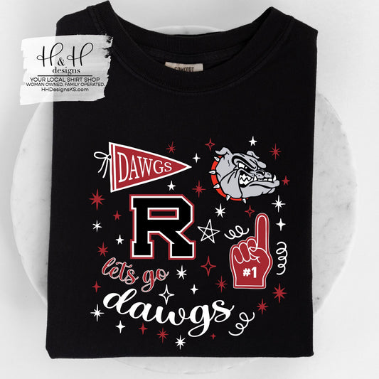 Rossville Dawgs Game Day Spirit ~ HH252