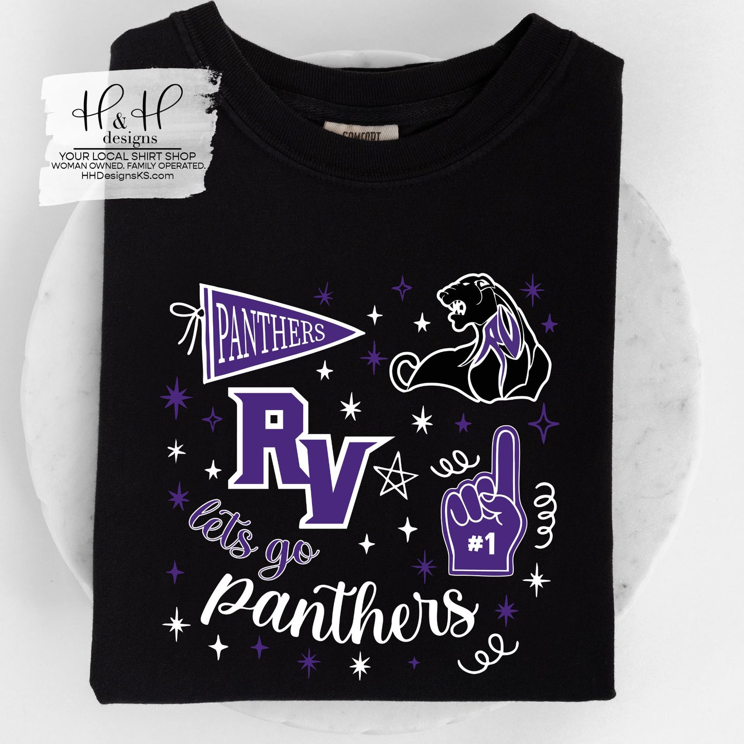 Royal Valley Panthers Game Day Spirit ~ HH254
