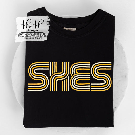 SHES Lined Initials ~ Shawnee Heights Elementary PTO 2025