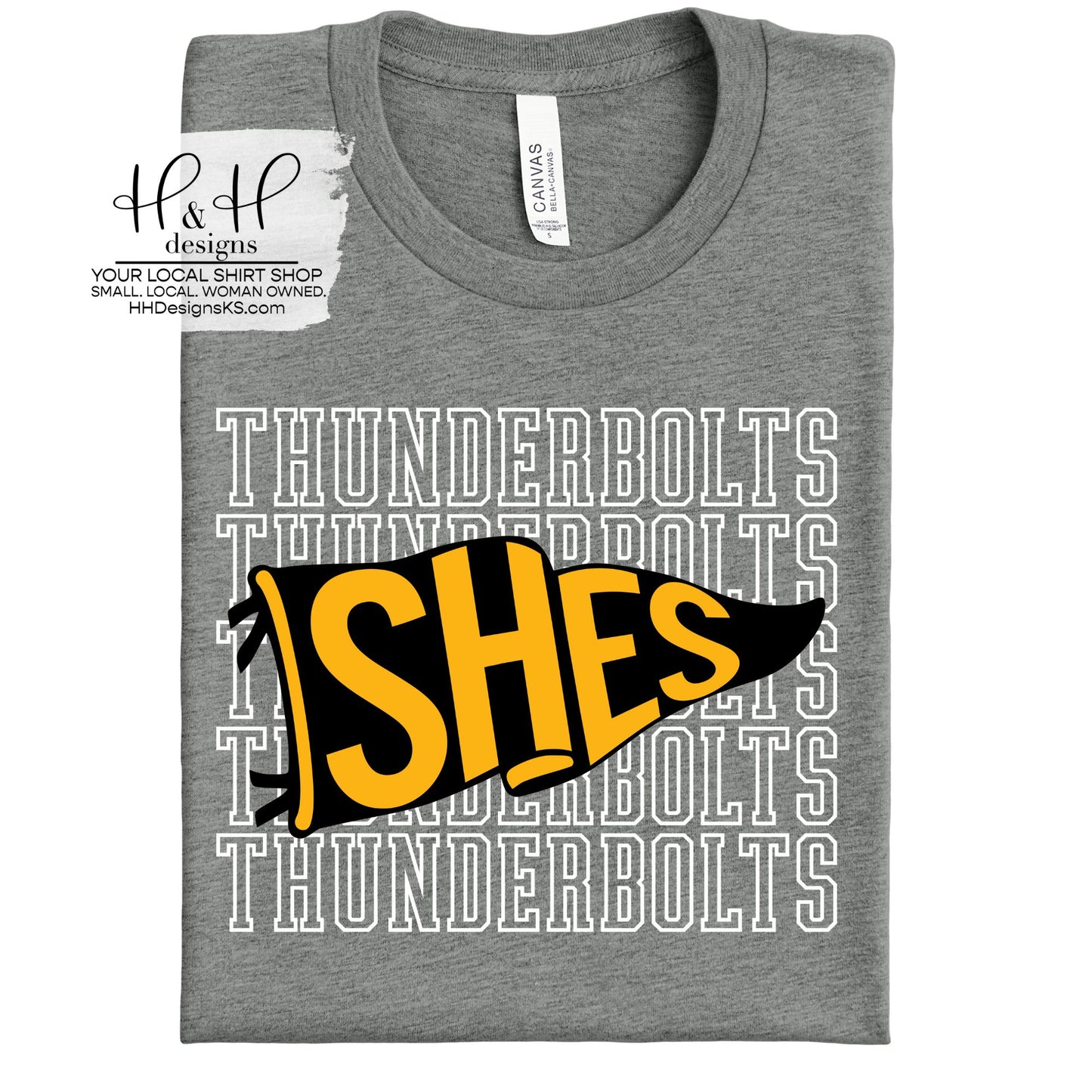 SHES Thunderbolts Pennant Stack ~ Shawnee Heights Elementary PTO 2025