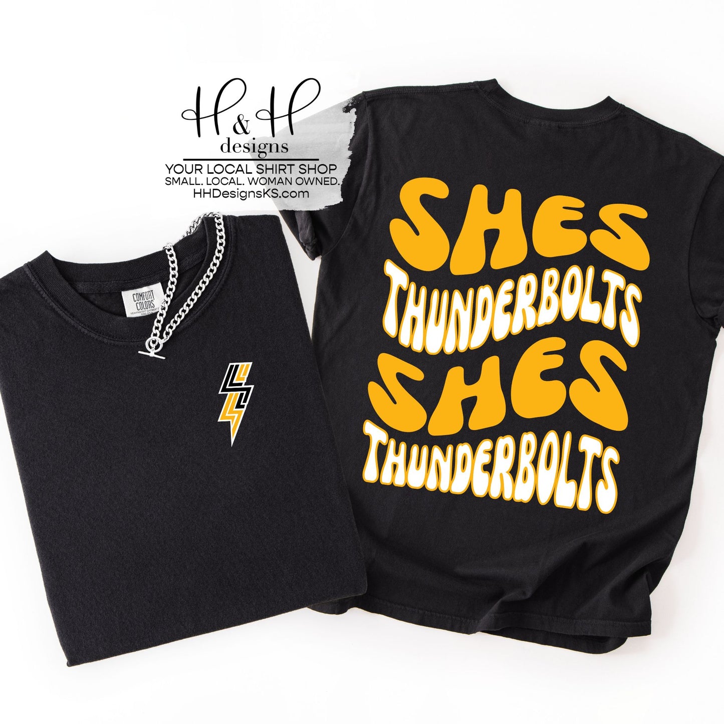 SHES Thunderbolts Retro Wavy with Pocket Mascot