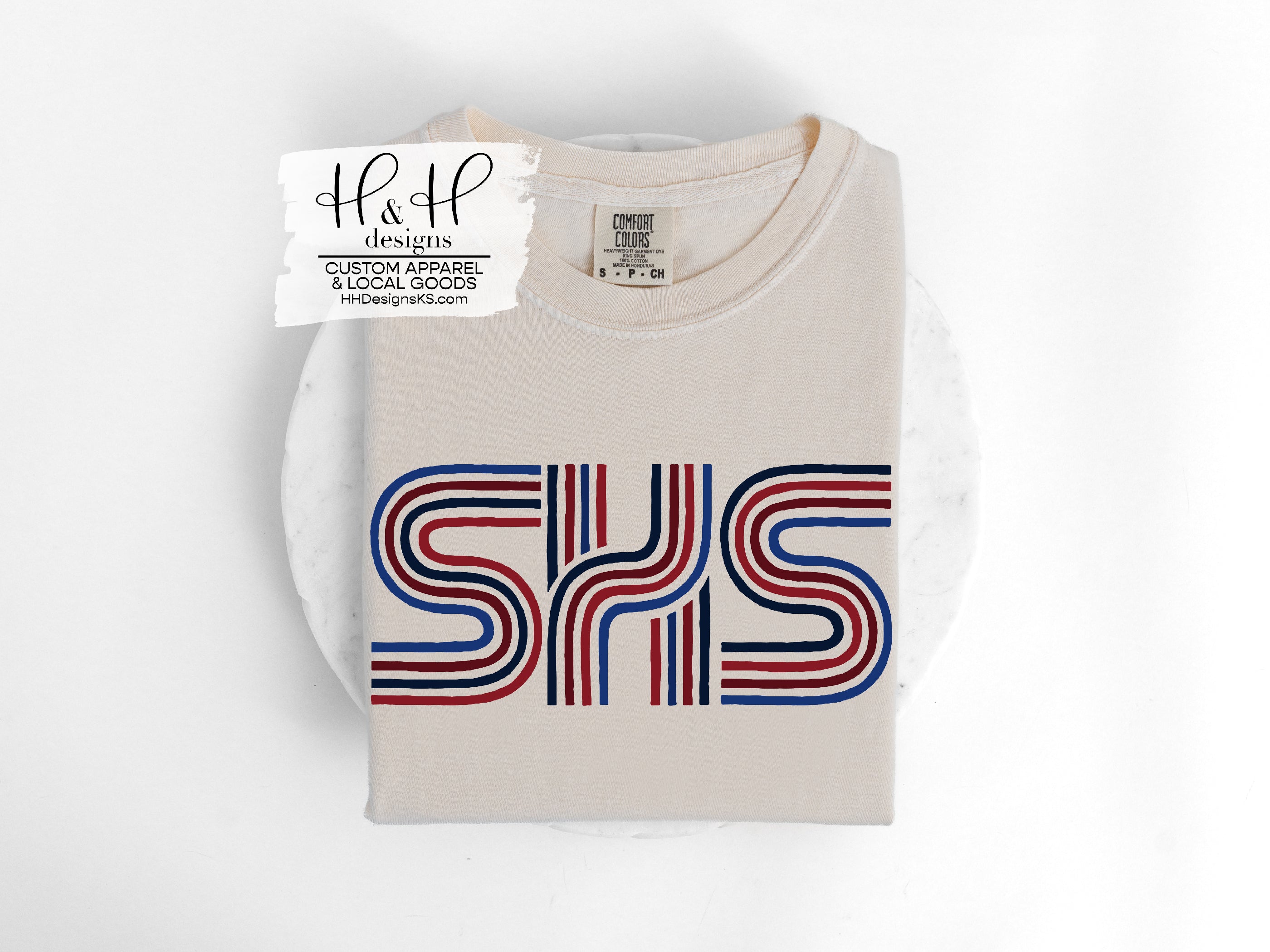 SHS Lined Initials – H&H Designs LLC