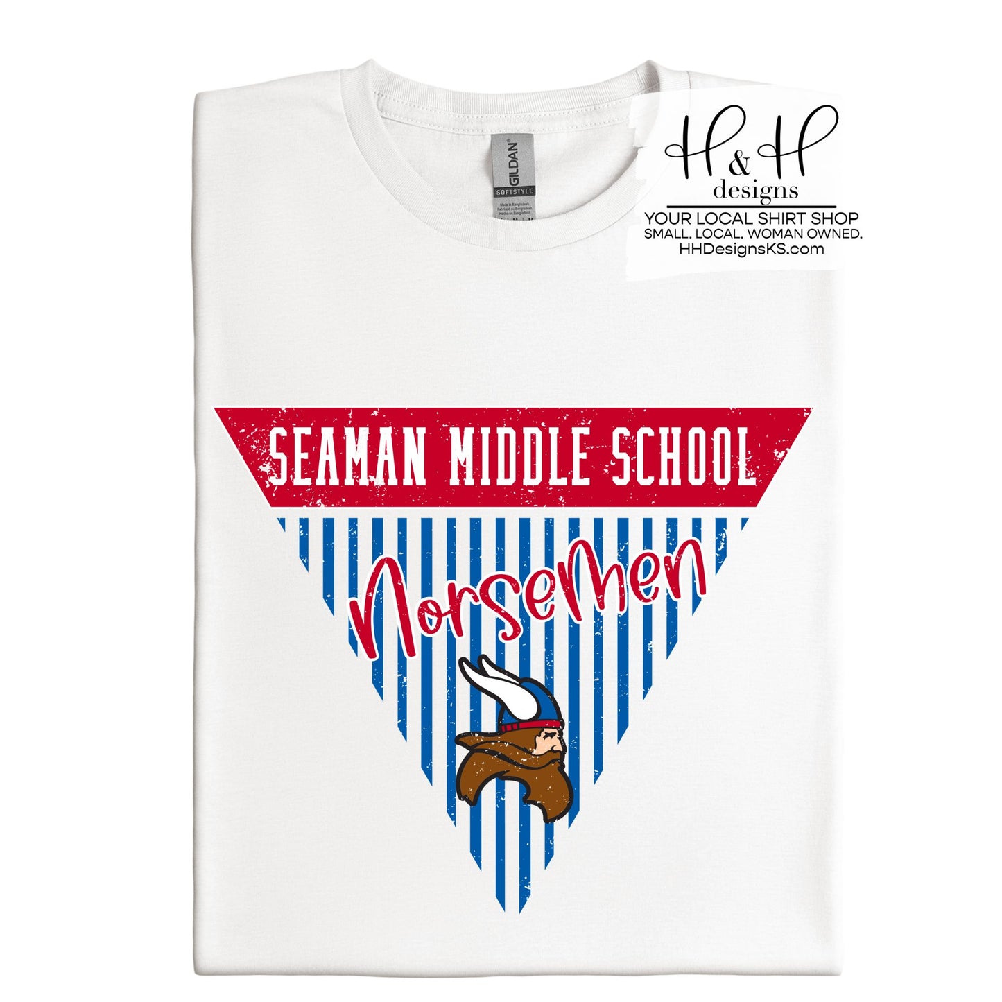 Norsemen Striped Pennant - SMS Teams ~ HH699