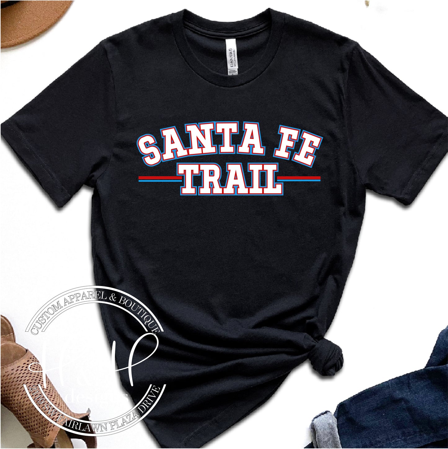 Santa Fe Trail Mock Patch Triple Line