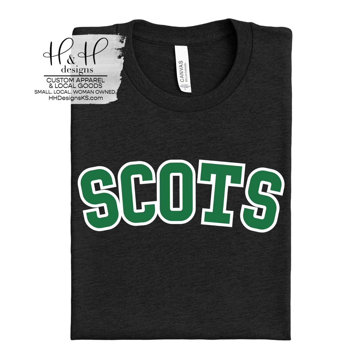 Scots Mock Patch- Green Fill