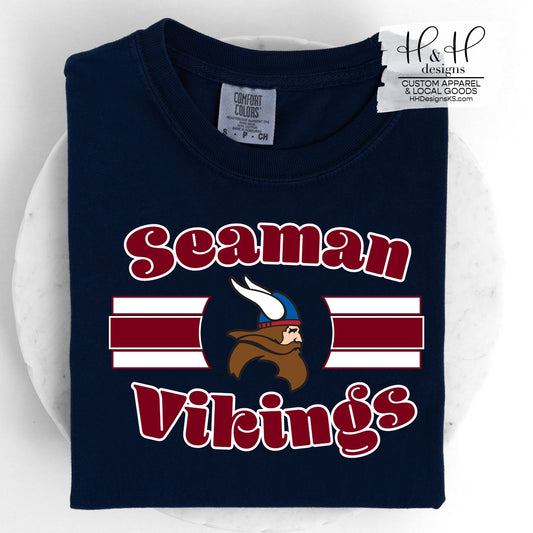 Seaman Vikings Classic Triple Line with Logo