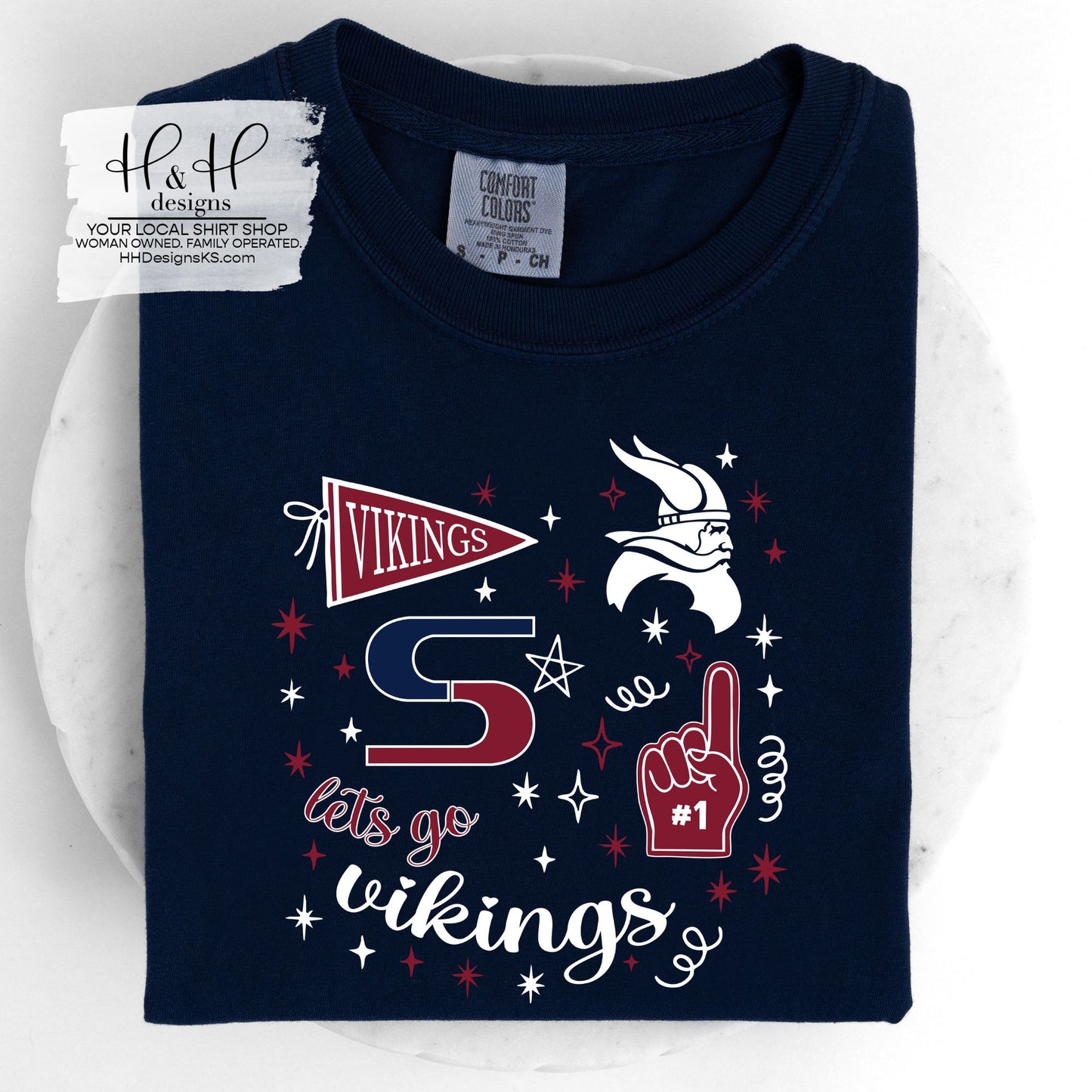 Seaman Vikings Red Game Day Spirit ~ HH248