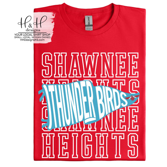 Shawnee Heights Pennant Stack