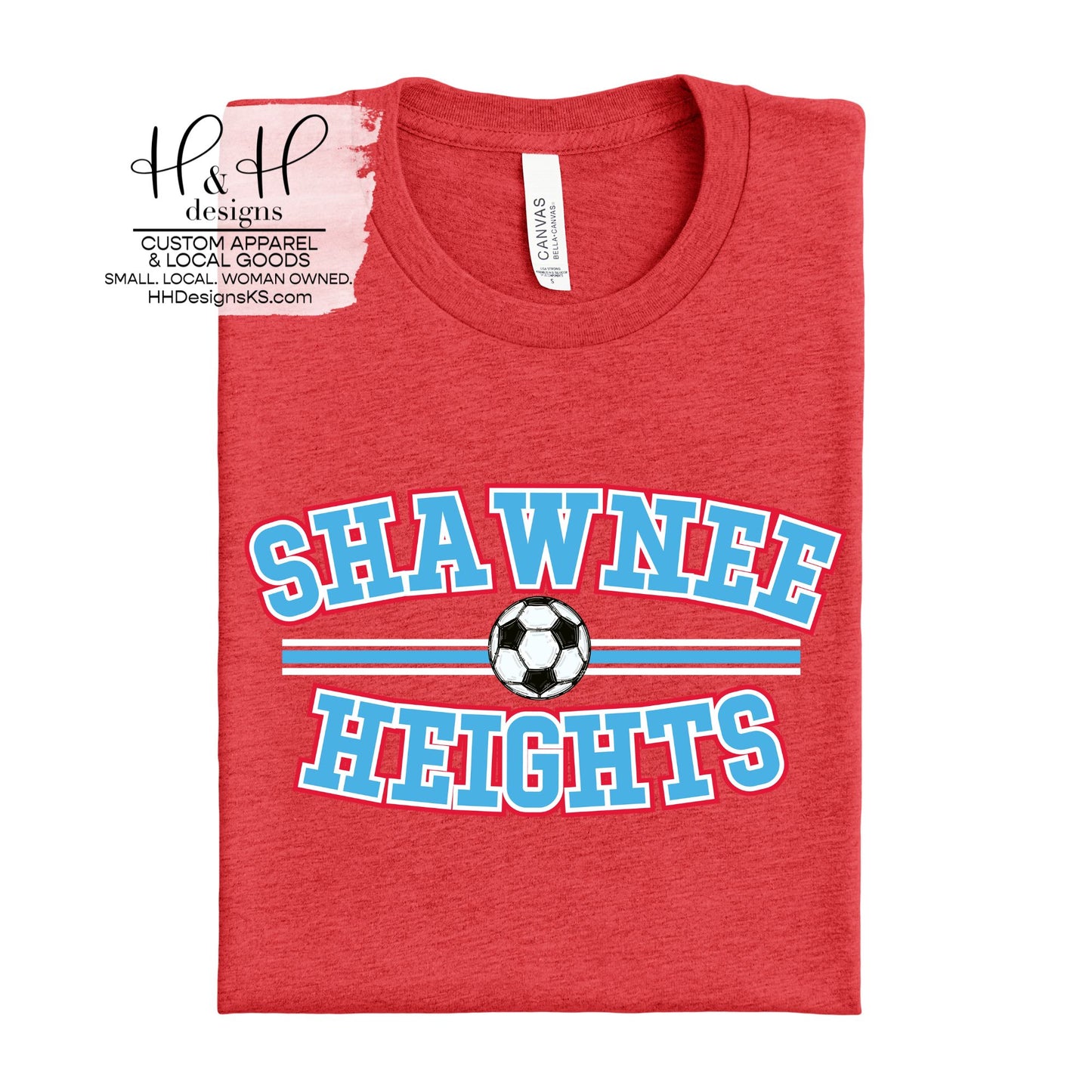 Shawnee Heights Soccer Mock Patch