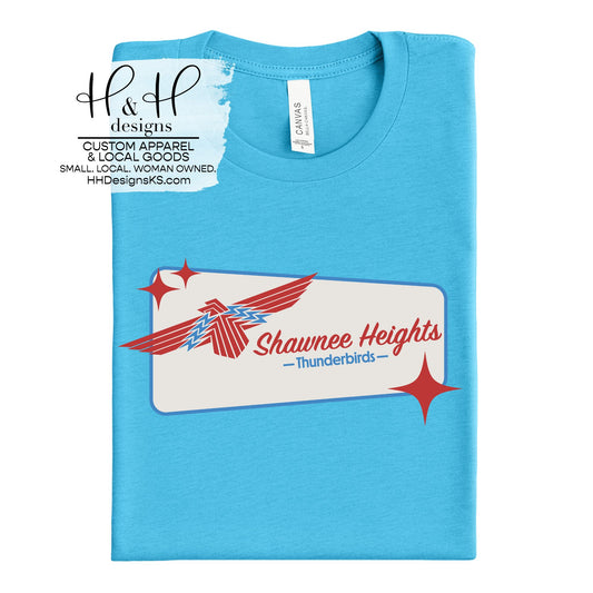 Shawnee Heights Thunderbirds Retro