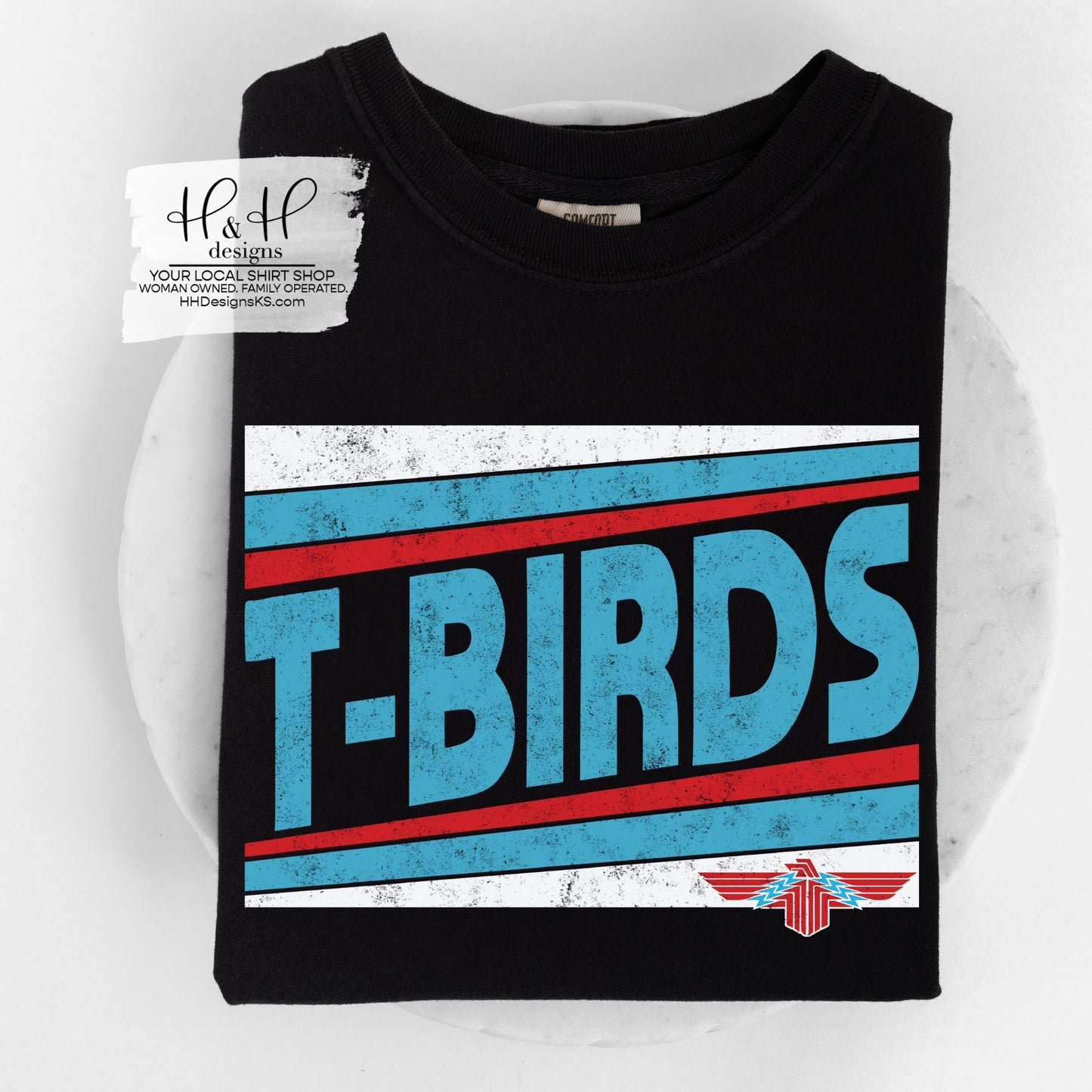 Shawnee Heights T-Birds Triple Triangle