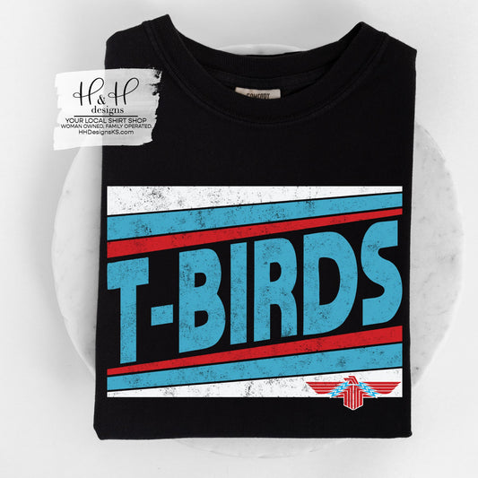 Shawnee Heights T-Birds Triple Triangle