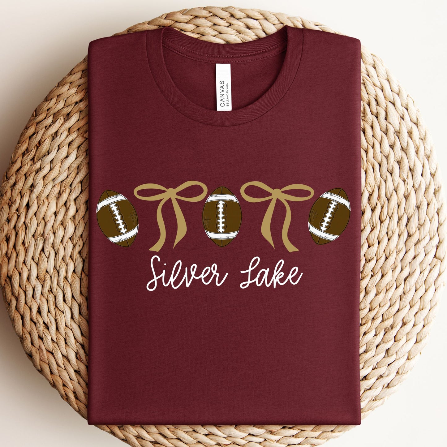 Silver Lake Coquette Football Bows