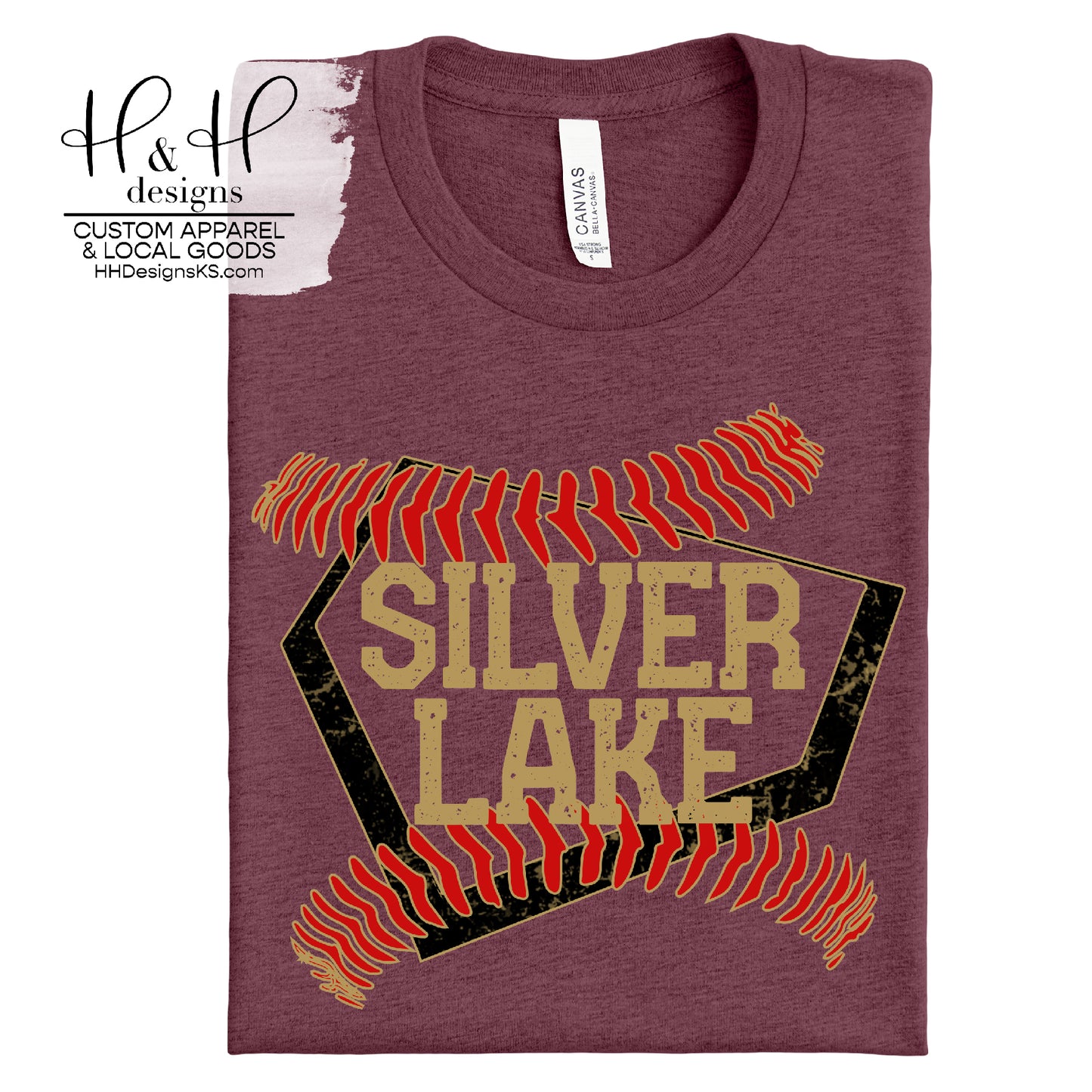 Silver Lake Distressed Home Plate Seams