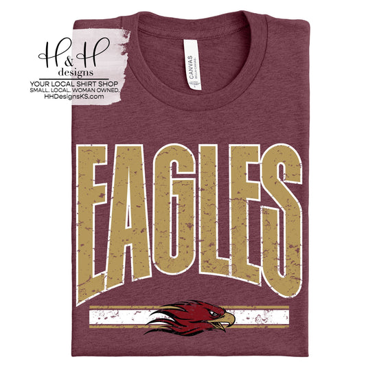 Silver Lake Eagles Distressed Warp